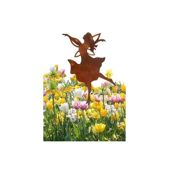 tanzende Fee 'Elanie' mit offenem Haar , Höhe 49 cm auf Platte