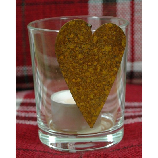 Herz für Glas zum Einhängen Höhe 8 cm