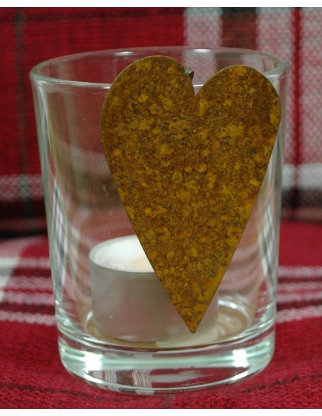 Herz für Glas zum Einhängen Höhe 8 cm