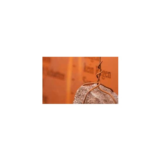 Altbayerische Wetterstation zum Hängen, 80 x 70 m inkl. Stein  Edelrost Rostdeko Wetter Vorhersage Regen nass Laser Spruch