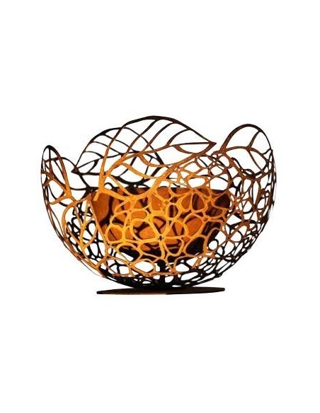 Hortensien-Halbkugel 40 cm Ø - mit dichter Innenschale Ø 25 cm Rostdeko  rostig Rostschale Pflanzschale Dekoschale Hortensien-Halbkugel 40 cm Ø - mit dichter Innenschale Ø 25 cm Rostdeko  rostig Rostschale Pflanzschale Dekoschale