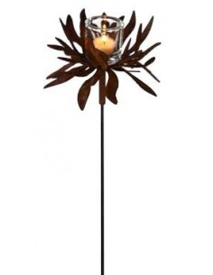 Blumenstecker Teelichthalter Dahlie Ø 25 cm - mit Hülse zum Stecken 
 Ø 25 cm
mit Hülse für Stab 8 mm
Teelicht extra lieferba 2