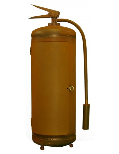 Edelrost Feuerkorb eckig 'Feuerlöscher' aufklappbar Höhe 89 cm - die Feuerstelle für den gemütlichen Grillabend