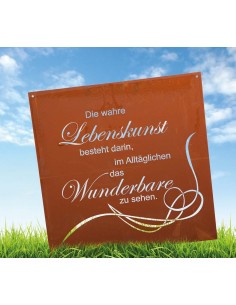Die wahre Lebenskunst besteht darin, im Alltäglichen das Wunderbare zu sehen - Spruch 2