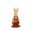 Hase 'Hansi' klein, Höhe 38 cm, aus Fichtenholz, angeflammt Deko für Ostern und Frühjahr