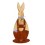 Hase 'Hansi' groß, Höhe 46 cm, aus Fichtenholz, angeflammt Deko für Ostern und Frühjahr
