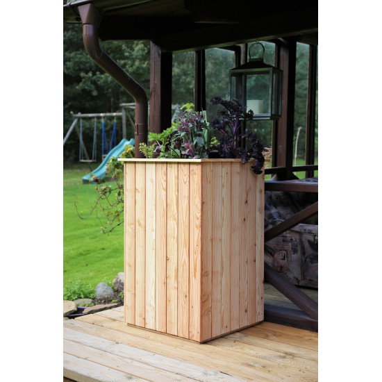 Hochbeet Aus Larchenholz Ohne Boden 60 X 60 X H 100 Cm Kaufen