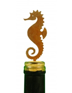 Edelrost Seepferdchen Stecker Höhe 8 cm - Dekoidee und Geschenk