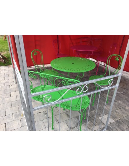 Pavillon Kiosk 3 x 3 m mit Blechdach verzinkt