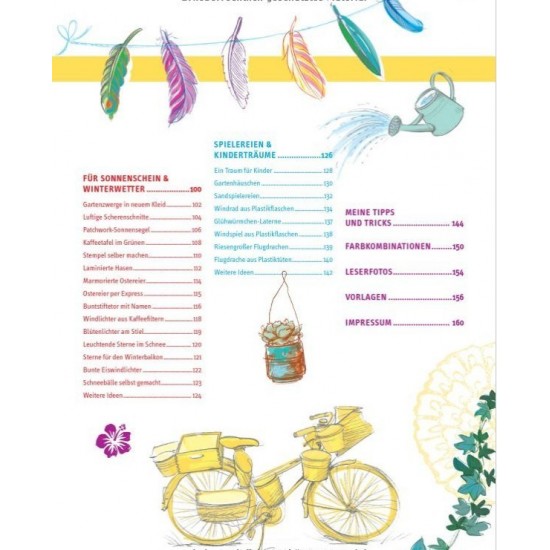 Mein bunter Garten: Gestaltungsideen für draußen Ideen- und Bastelbuch für den Garten