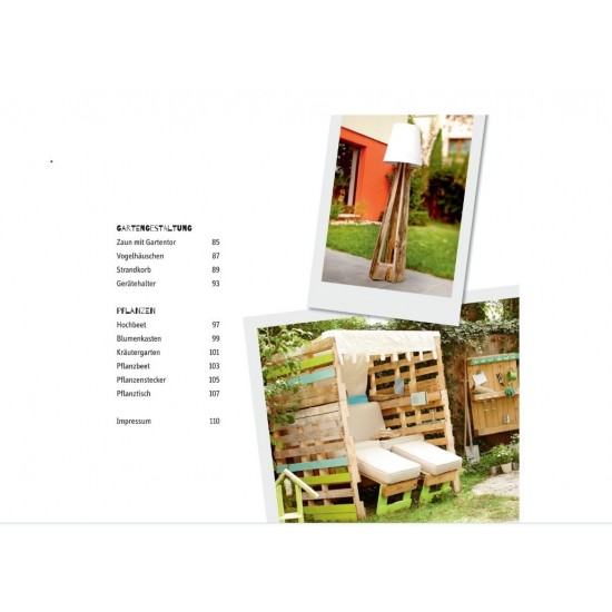 Alles Paletti Möbel für Garten und Balkon als Zubehör für Edelrost Gartendeko