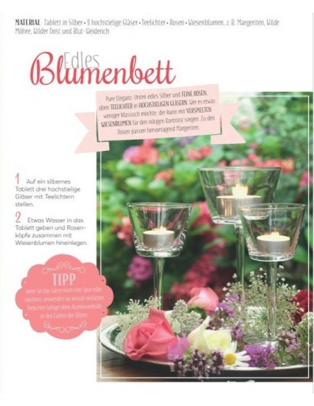 Raffiniert dekoriert  für Garten, Terrasse und Balkon