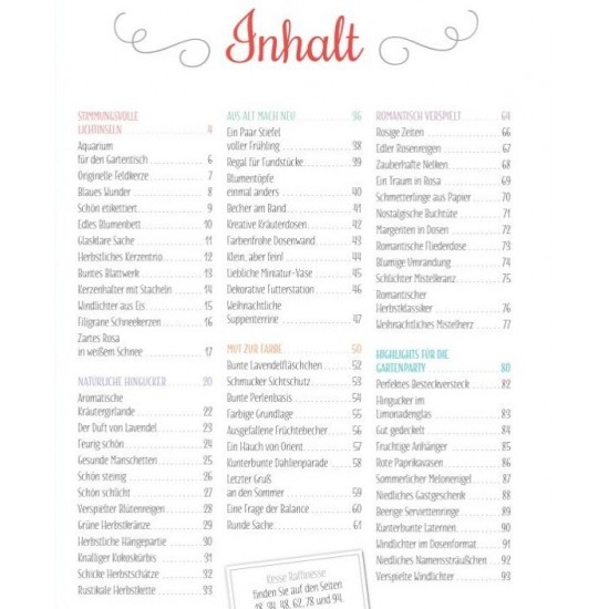 Raffiniert dekoriert  für Garten, Terrasse und Balkon