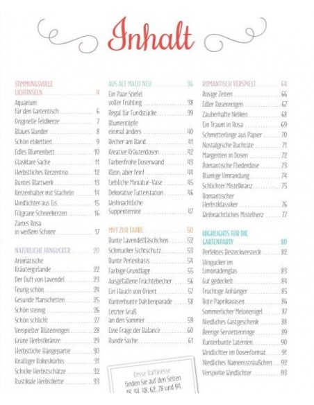 Raffiniert dekoriert  für Garten, Terrasse und Balkon