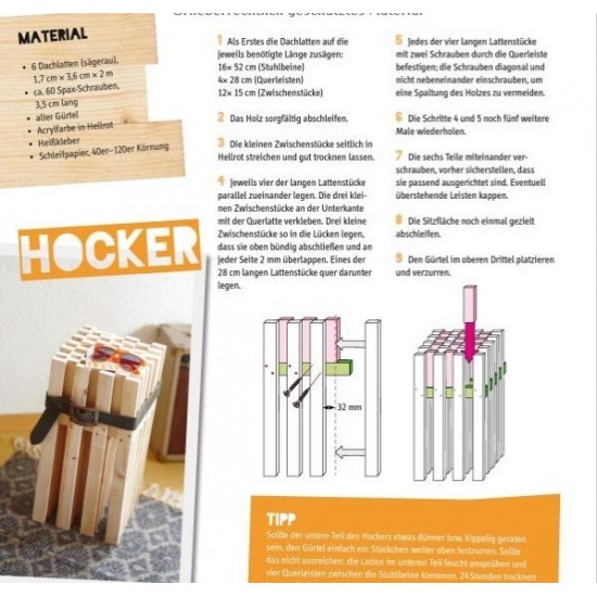 Total Latte!: DIY-Möbel aus Dachlatten für drinnen & draußen