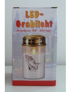 LED Grablicht weiß, inkl. Batterien 2