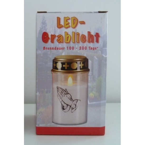 LED Grablicht weiß, inkl. Batterien