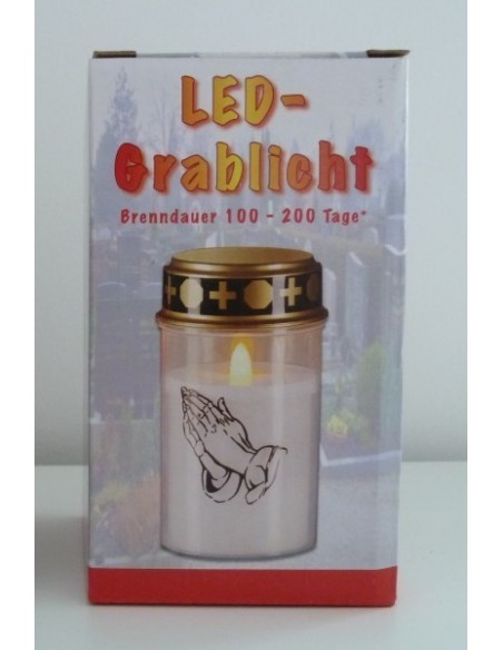 LED Grablicht weiß, inkl. Batterien