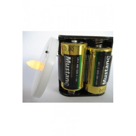 LED Grablicht weiß, inkl. Batterien