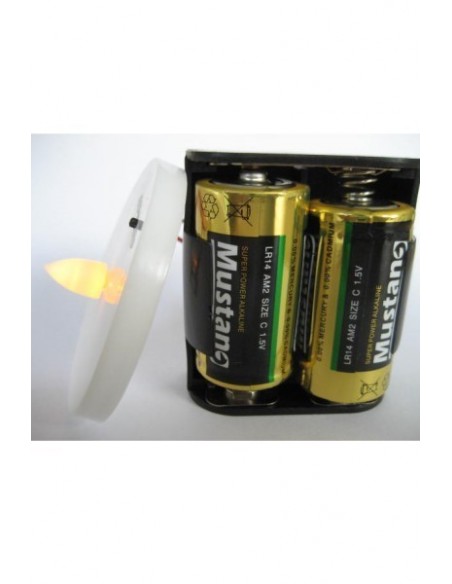 LED Grablicht weiß, inkl. Batterien