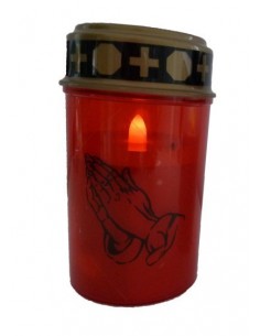 LED Grablicht rot, inkl. Batterien