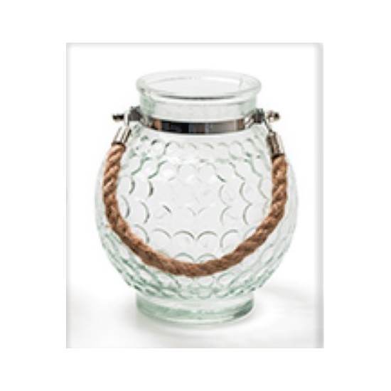 Laternenmix "Trio" 3er Set Hängelaternen / Glasvasen Höhe 17 cm Ø 15 cm