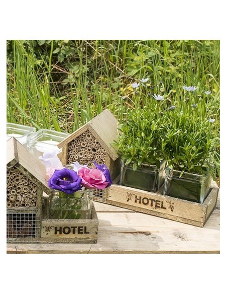 Glas Windlicht Cubus L 7 x B 7 x Höhe 8 cm