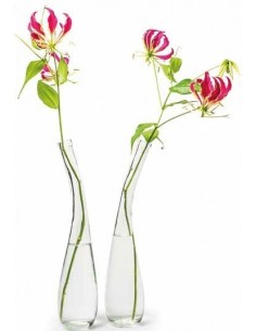 Glas Vase "Eva", Höhe 43 cm