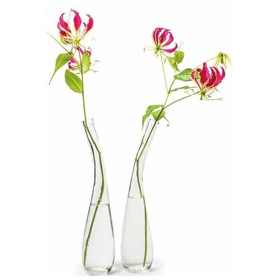 Glas Vase "Eva", Höhe 43 cm