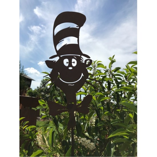 Gartenstab " Verrückter Kater"