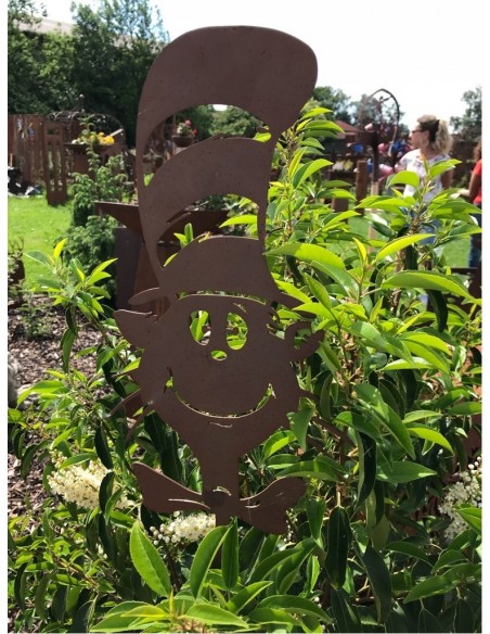 Gartenstab " Verrückter Kater"