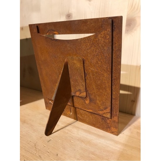 Edelrost Bilderrahmen Love stehend Gr. M rostiges Metall Fotorahmen rostiges Metall Deko Fotos