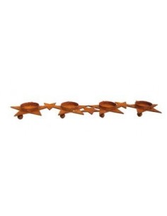 Advents Kerzenständer mit Stern Länge 66 cm Breite 16 cm