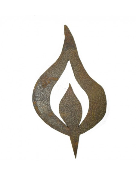Kerzenflamme mit Spieß Höhe 8 cm