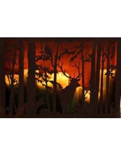 Windlicht Wild rechteckig 50x35x15