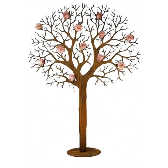 Baum Höhe 185 cm Breite 135 cm aus 3 mm Stahl