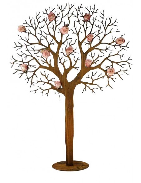 Baum Höhe 185 cm Breite 135 cm aus 3 mm Stahl