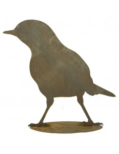 Deko Vogel Amsel "Blackbird" Gartendeko Rost