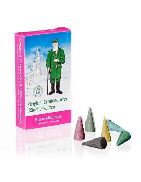 Räucherkerze Bunte Mischung| Packungsinhalt 24 Stk.