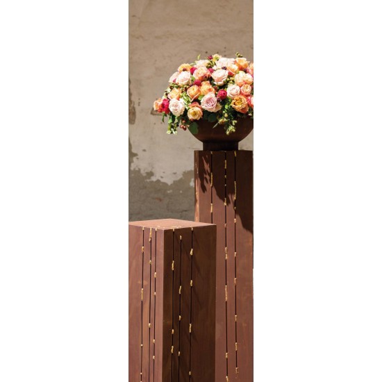 Goldstreifen Säule Höhe ca. 100cm