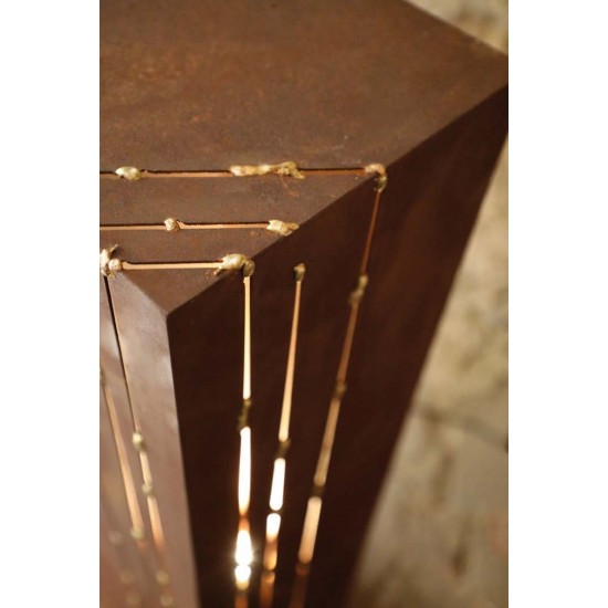 Goldstreifen Säule Höhe ca. 100cm