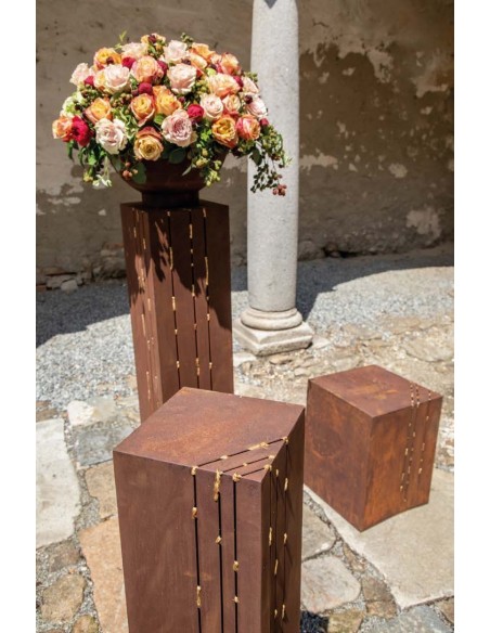 Goldstreifen Säule Höhe ca. 100cm