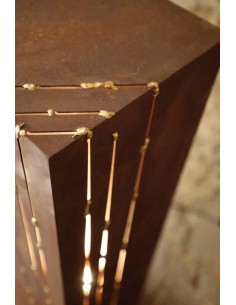 Goldstreifen Säule Höhe ca. 100cm 2