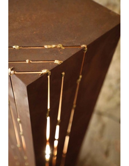 Goldstreifen Säule Höhe ca. 100cm