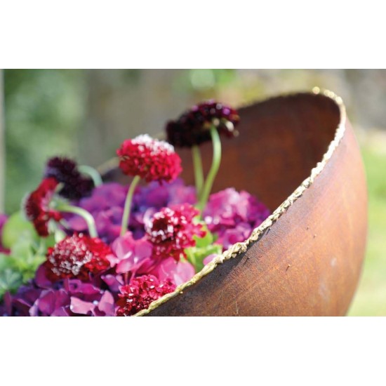 Halbkugel-Schale mit Goldrand Ø25cm