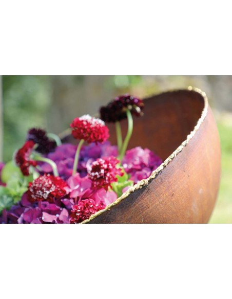 Halbkugel-Schale mit Goldrand Ø25cm