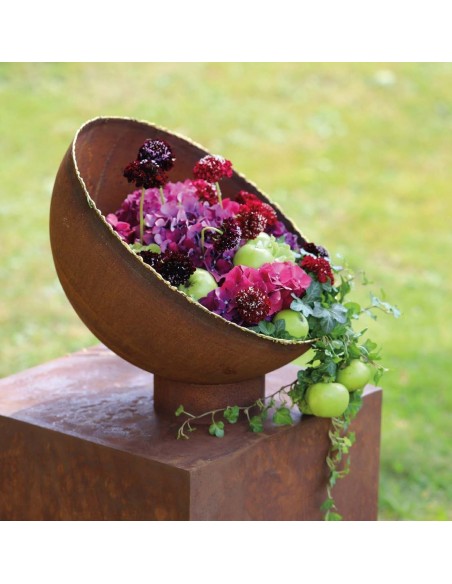 Halbkugel-Schale mit Goldrand Ø25cm