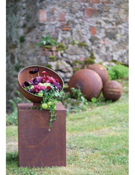 Halbkugel-Schale mit Goldrand Ø25cm