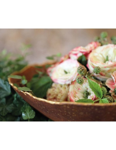 Edelrost Blumenschale für Hochzeit Rost Pflanzschale 