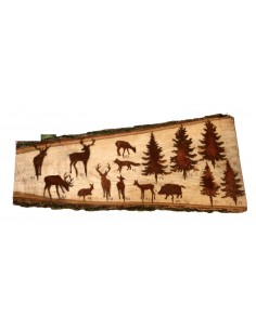 WildStecker Set, 10 Tiere bis 16cm cm zum Einschlagen in Holz